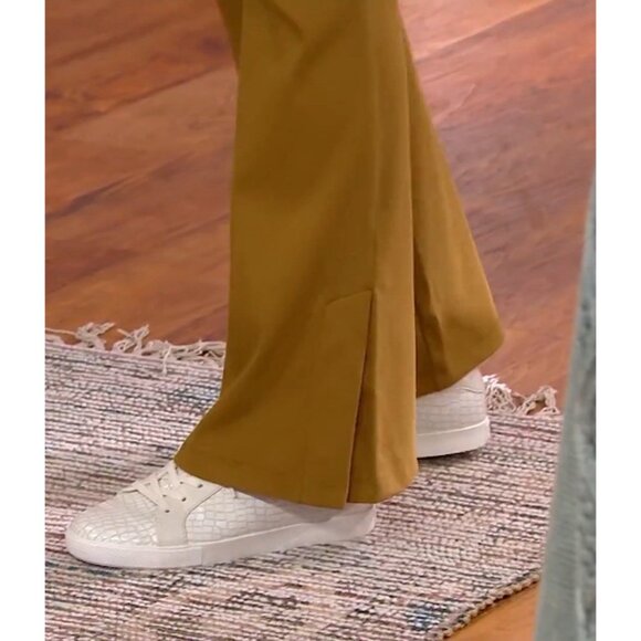 Women With Control Tummy Control St Tropez Twill Bootcut Pants 18W Honey A553814 - Picture 3 of 13